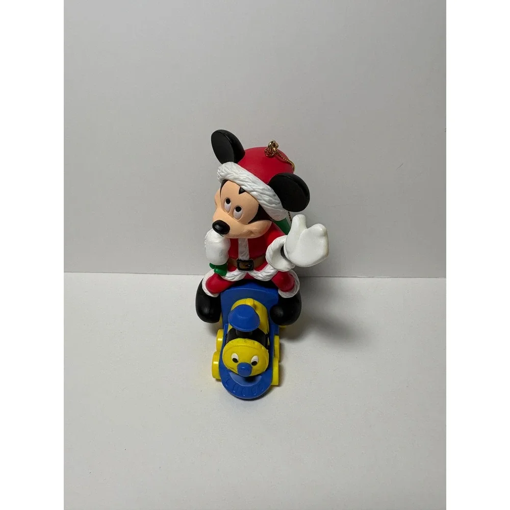 Disney Christmas Magic Mickey on Train Ornament Santa Mickey Mouse 26231 Boxed